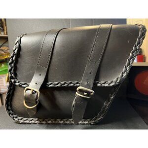 Willie & Max Compact Braided Slant Saddlebag 58707-20